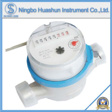 Single Jet Dry Type Water Meter with Pulse Output Function